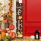 Hello, Fall! Welcome sign for front porch standing, wooden porch sign with leaves for front door decorations, rustic farmhouse hanging wall sign for harvest Thanksgiving decor 47.2"H